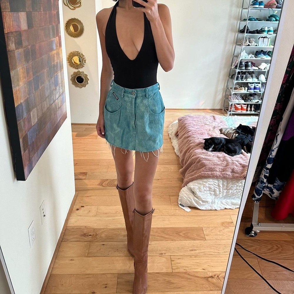 Denim Mini Skirt